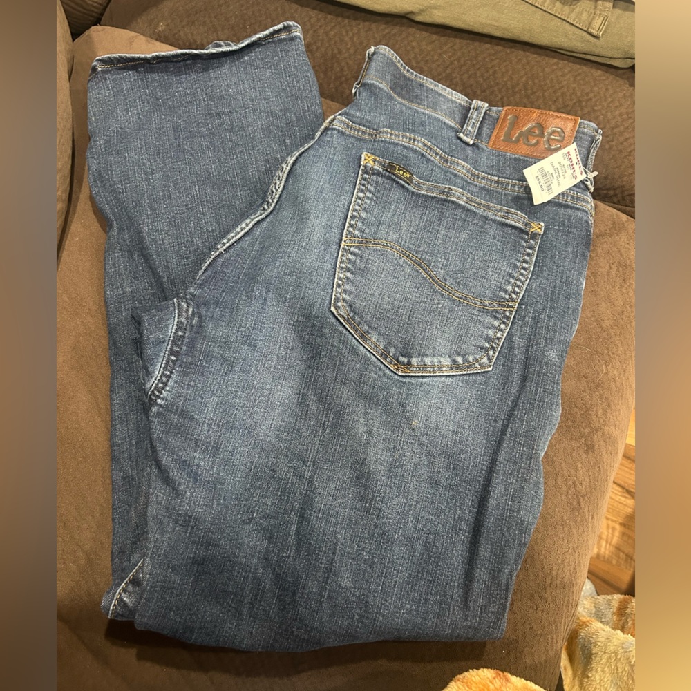 Lee Blue Relaxed Jeans Classic Denim